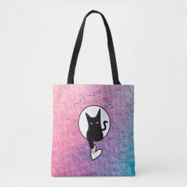 Tote Ode to Love Cat Bolsa por Adiela Akoo