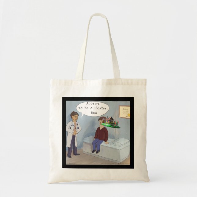 Tote Oftalmologista Encontra Uma Bolsa de Totens de Flu (Frente)