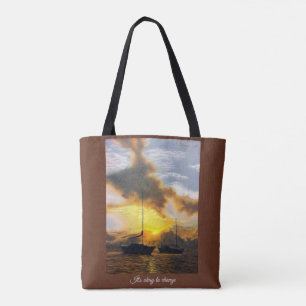 Tote Ok para trocar de barco na Bolsa do Sunset
