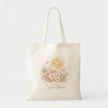 Olá Bolsa de Lona Floral Sunshine