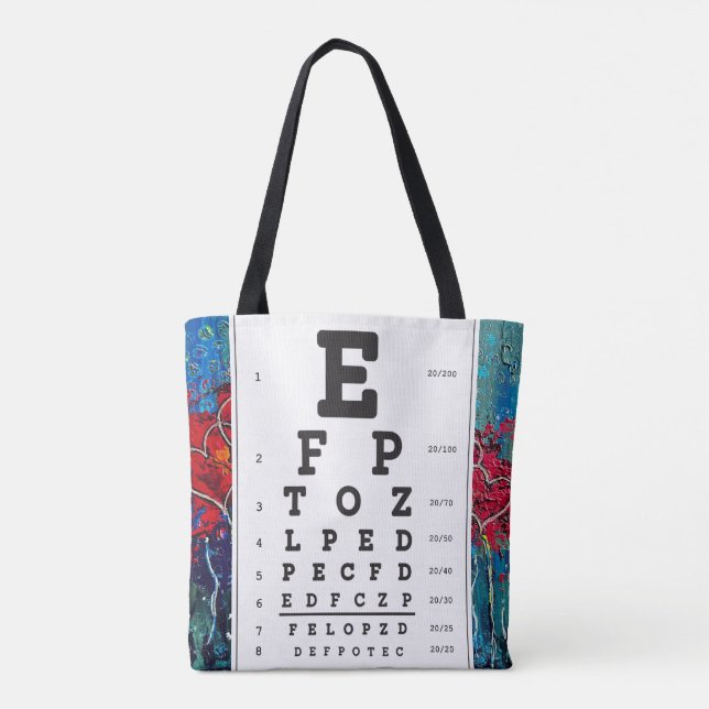 Tote Optometria Ophthomolgist Olho Médico Bolsa (Verso)