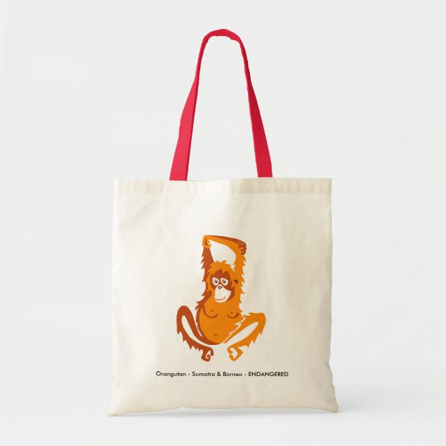 Tote ORANGUTAN - Bolsa de Orçamento (Frente)