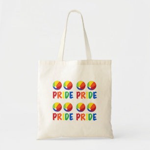 Tote Orgulho gay Bolsa de Verão da Rainbow Beach Ball B