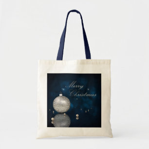 Tote Ornamento de Glitter Silver Elegante - Bolsa de Or