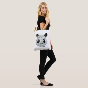Tote Os E.U. fizeram o bolsa pintado mão da panda