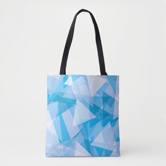 Tote Padrão de triângulo geométrico abstrato | Bolsa To (Frente)