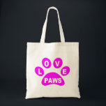 Tote Palhetas de amor de bolsa rosa<br><div class="desc">Palhetas de amor de bolsa rosa</div>