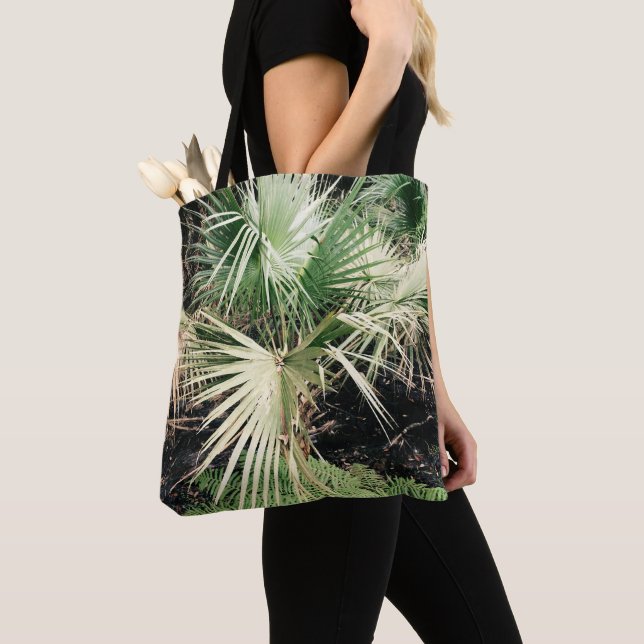 Tote Palma de Bolsa de árvore tropical (Close Up)
