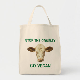TOTE PARE A CRUELDADE VÃO A BOLSA DE COMPRA DO VEGAN