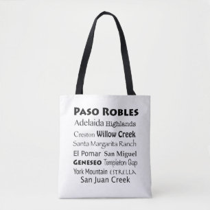 Tote Paso Robles Country Wine Bolsa