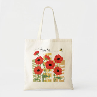 Tote Patch vermelho com Bolsa de abelha