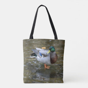 Tote Pato de Mallard na bolsa de ferramentas impressa e