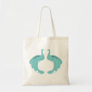 Tote PEACOCKS em AQUA Lightweight Bolsa