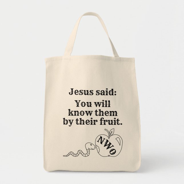 Tote Pela Bolsa de compra Fruta (Frente)