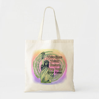 Tote Pense na bolsa de toques do Vote Liberty