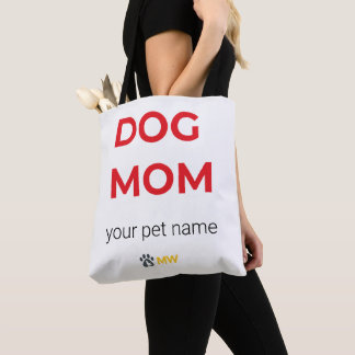 Tote Personalizada de Mãe de Cachorro Minimalista 