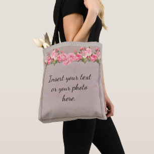 Tote Personalizado Floral Country Chic