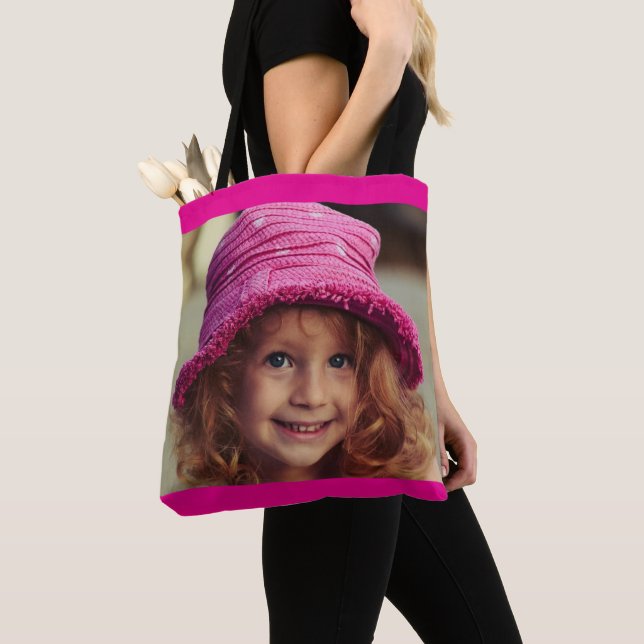 Tote PERSONALIZE O Bolsa DE FOTO DOS SEUS FILHOS (Close Up)