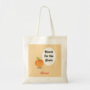 Tote Pêssego para as estrelas  Bolsa básico