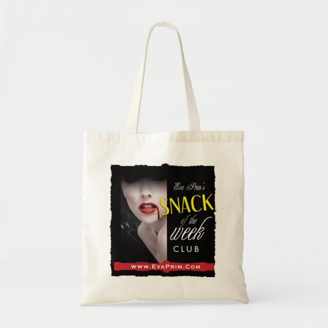 Tote Petisco do bolsa do mantimento do clube da semana (Frente)
