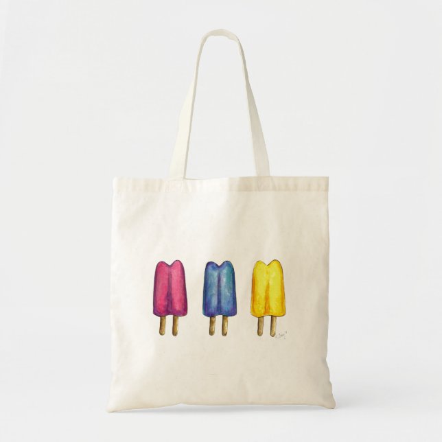 Tote Picolé de Verão picles Twin Pop Dessert Bolsa (Frente)