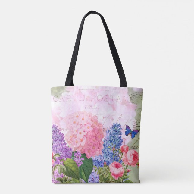 Tote Pierre Redoute Flowers Bolsa (Verso)