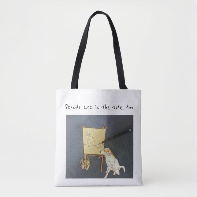 Tote Pirenéus All-Over-Impressão, Bolsa de ombro (Frente)