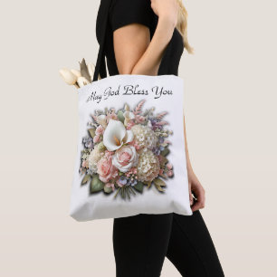 Tote Pode Deus abençoe-Lhe O Bolsa Do Buquê
