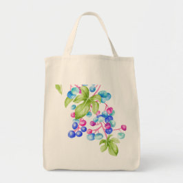 Tote Porcelain Berries em uma Bolsa de Grocery
