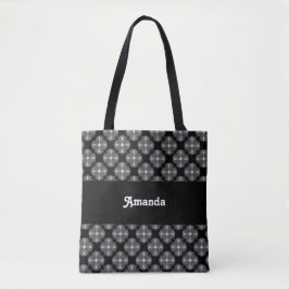 Tote Preto e branco, Bolsa de ombro