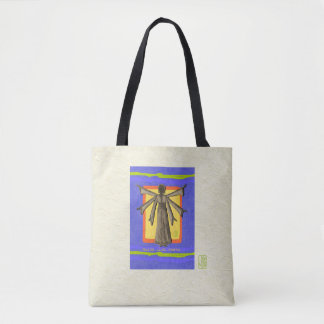 Tote Preto. Vive. A questão. Bolsa All-Over-Impressão