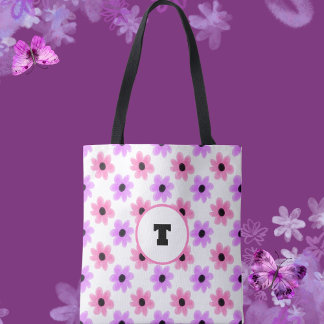 Tote Primavera, cor-de-rosa e Bolsa plana