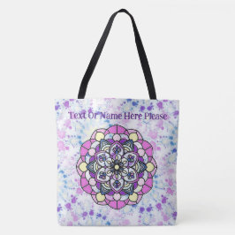 Tote Primavera Mandala All-Over-Impressão Bolsa, Bolsa 