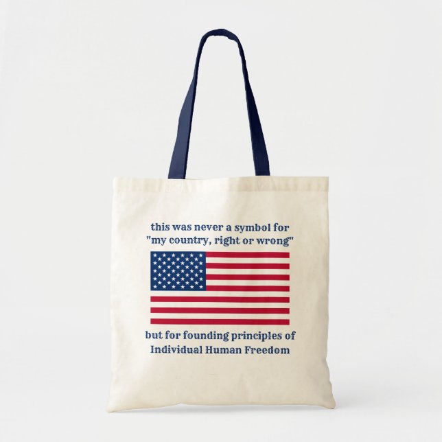 Tote Princípios fundadores bolsa (Frente)