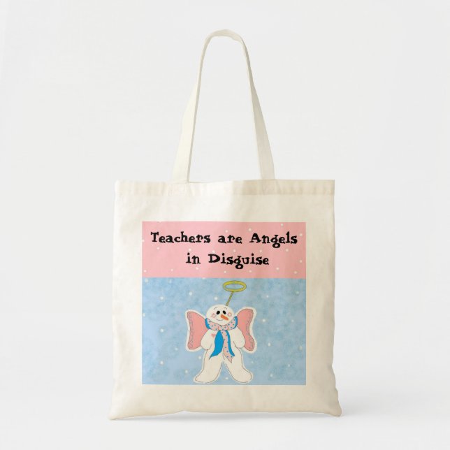 Tote Professores são Anjos - Bolsa de Natal (Frente)