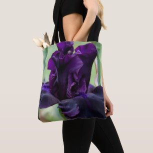 Tote Profundamente - o bolsa roxo da íris olha como o