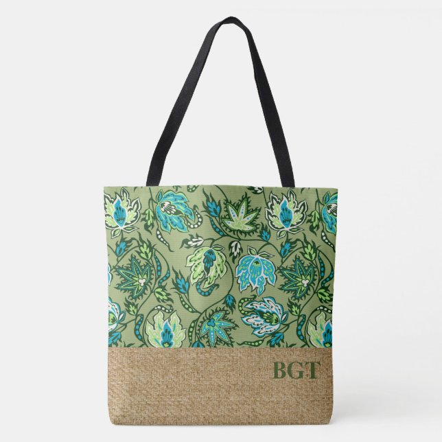 Tote Protea Batik Havaiana - Bolsa de praia Tropical Mo (Frente)