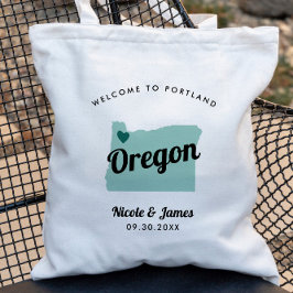 Tote Qualquer Bolsa de Boas-vindas do Map do Oregon Col