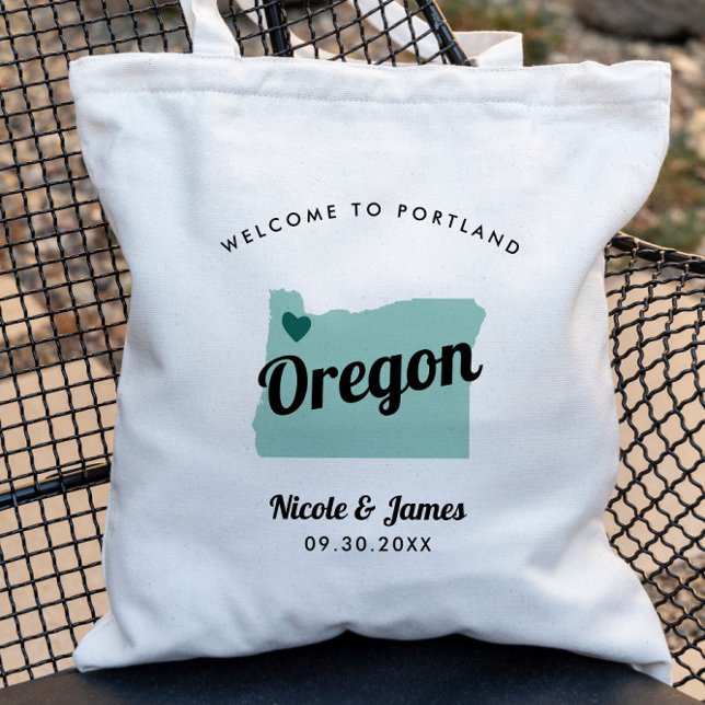 Tote Qualquer Bolsa de Boas-vindas do Map do Oregon Col (Criador carregado)