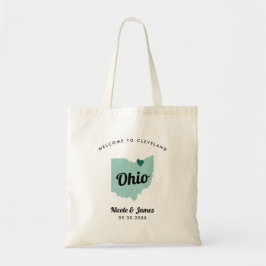 Tote Qualquer Bolsa de Boas-vindas do Mapa de Ohio Colo