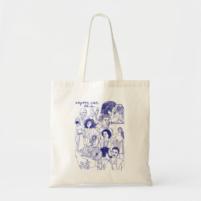 Tote qualquer um pode ser um bolsa feminista (Frente)