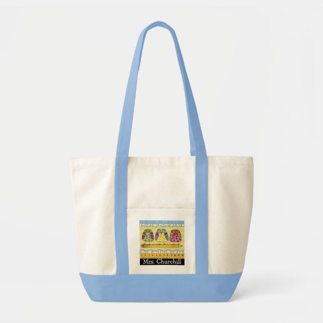 Tote Que Bolsa de professor HOOT - SRF (Frente)
