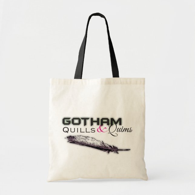 Tote Quills de Gotham & bolsa de Quims - White2 (Frente)