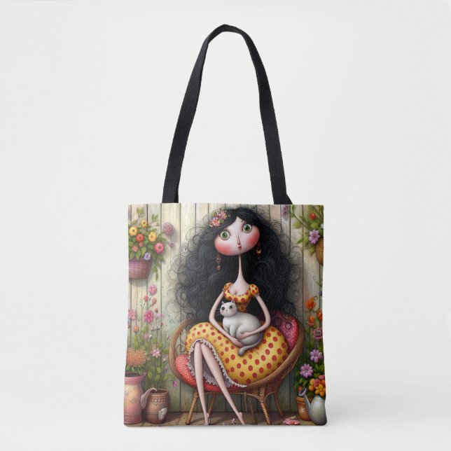 Tote Quirky Lady Bolsa (Frente)
