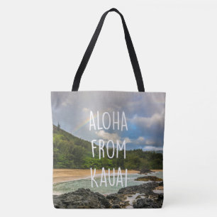 Tote Rainbow Lumaha'i Beach, Kauai, Bolsa de praia do H