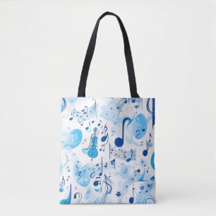 Tote Rapsódia em Bolsa azul