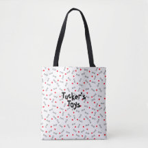 Red Hearts White Bones Bolsa