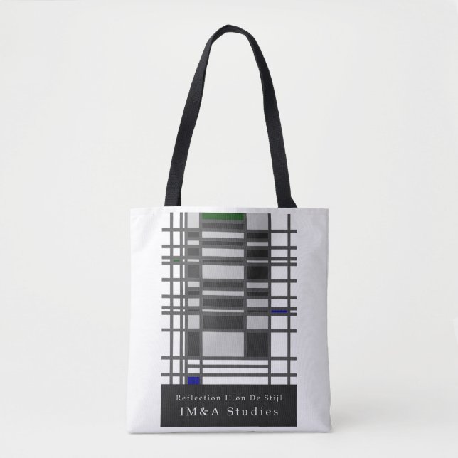 Tote Reflexão de Minimalismo II sobre a Bolsa De Stijl (Frente)