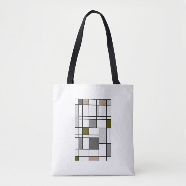 Tote Reflexão de Minimalismo III Bolsa (Frente)