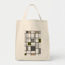 Tote Reflexão do Minimalismo III Bolsa da Grocery